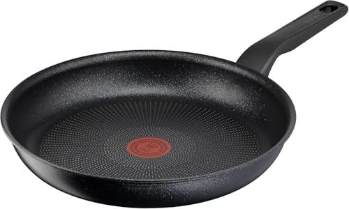 Tefal Titanium Force Frying Pan 28 cm Pots and Pans, Non-Stick Coating, Thermal Signal Temperature Indicator, Improved Induction Technology, Pouring Rim, Sturdy Handle, Made in France, G3030632