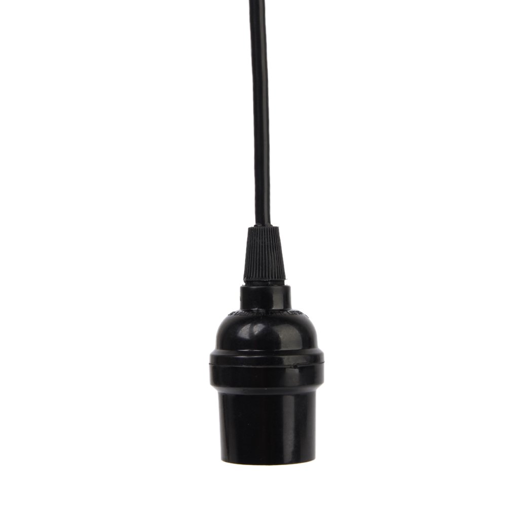 CALANDIS Ceiling Pendant E27 Bulb Lamp Holder with 1.5M Wire - Black | Lighting Parts & Accessories | Lamps, Lighting & Ceiling Fans | Home & Garden-image-25