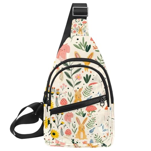 Sac à dos à bandoulière d'été avec motif d'animaux et sangle réglable