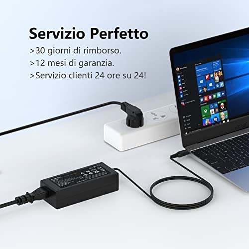 Caricatore PC HP, 90W Alimentatore HP Notebook