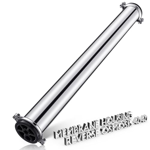 Blulu 304 Stainless Steel Reverse Osmosis Compatible with 4040 Membrane Housing Heavy Duty 4