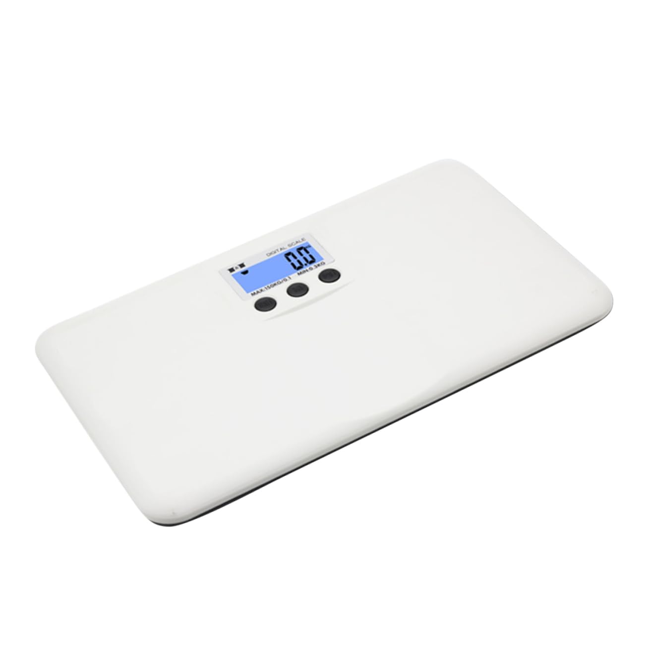 Electronic Multi-Function Digital Display Weight Scale for Pets Capacity Super Thin Design Easy Storage LCD Screen No Battery Required