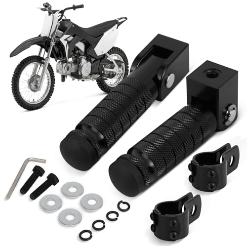 Repose-Pieds Passager pour Motocross en Aluminium CNC Arrière Repose-Pieds Pliables Universels