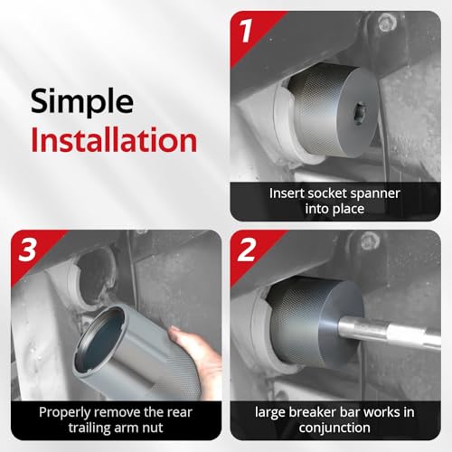 Image of JAVIK Rear Trailing Arm Nut Removal Spanner Socket Wrench Tool Fit for Can-Am Renegade 500 800 850 Outlander 400 500 650 800 1000