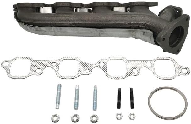 Right Exhaust Manifold Compatible With Chevrolet Silverado 3500 8.1L V8 2006 2005 2004 2003 2002 2001 P-4949043