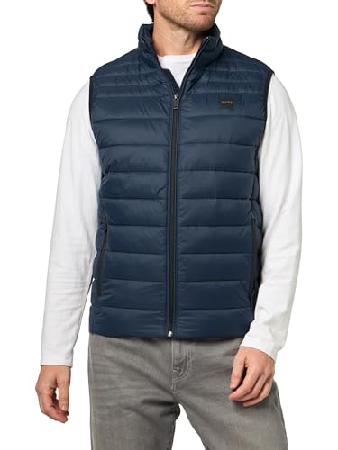 Image of BOSS Men's Lightweight Nylon Patch Logo Puffer Vest