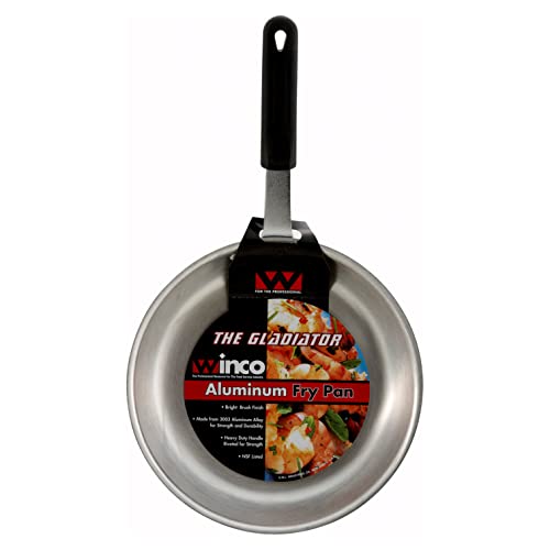 Winco AFP-10A-H Winware 10 Inch Aluminum Fry Pan thumb #2