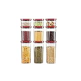 Nuestros contenedores de almacenamiento de alimentos están hechos de materiales de calidad alimentaria de alta calidad, duraderos y no se rompen fácilmente.Es muy adecuado para la organización y almacenamiento de la despensa de alimentos.