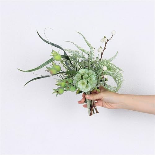 Fausses fleurs décorations de centre table basse effet séché réaliste ameublement doux
