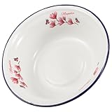 Facile à nettoyer : la surface lisse en émail est facile à nettoyer et empêche la prolifération de bactéries, ce qui la rend idéale pour les maisons, les hôtels et les spas. bols mélangeurs émaillés, porte-bols émaillés