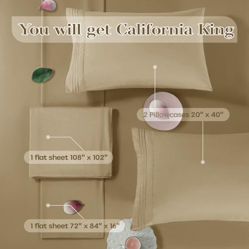 image for Shilucheng Queen Size Sheet Set - Breathable & Cooling Bed Sheets - So