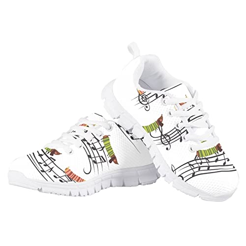 Yzaoxia Mesh Sneakers for Girls Size 11-5 Breathable Tennis Shoes Lace Up Walking Shoes Sport Shoes4