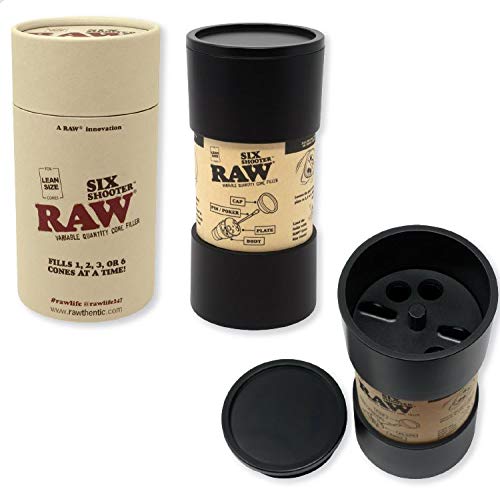 RAWSix Shooter | Lean Size | Filling/Loading Device for Cones Rolling Papers