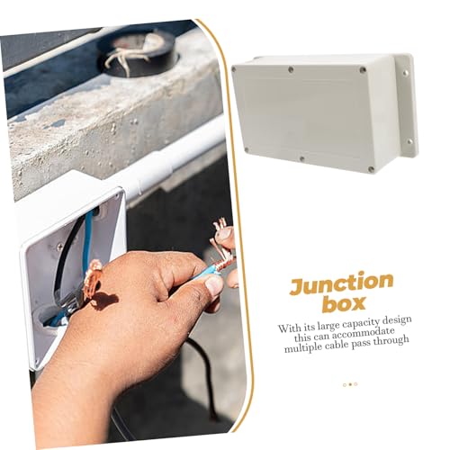 Boîte de jonction extérieure étanche plastique câbles boîtier électronique pratique - 7