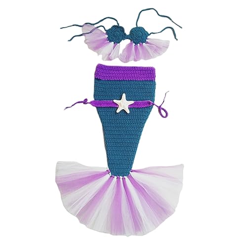 Set di Vestiti per Neonati Maglione Lavorato a Mano per Foto di Scena per Bambini