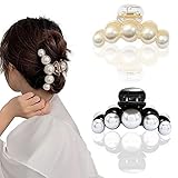 [Hochwertige Materialien und langlebig] Die Haarspangen bestehen aus hochwertigen Kunststoffen. Starkes und haltbares Material macht sie sehr hübsch und exquisit. Mit abgerundeten Kanten und glatter Oberfläche ziehen oder beschädigen sie Ihr Haar nicht.