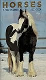 2023-2024 Paper Craft Monthly Pocket Planner Calendar 4x6 (Horses Pony)