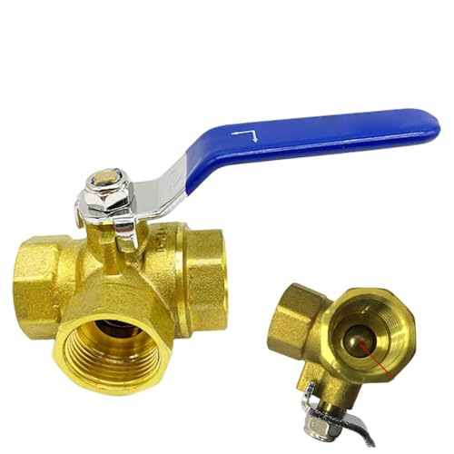 Vanne commande d'arrêt 3 voies 3/4 pouces pour sécuriser vos tuyaux d'eau - 5