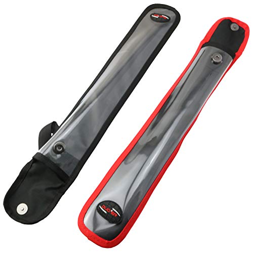 Longdex Drum Stick Bag Drumstick Case Cover Holder Drum Mallet Bag with Adjustable Shoulder Strap for 1 Pair of Drum Stick Red - Thumbnail 3