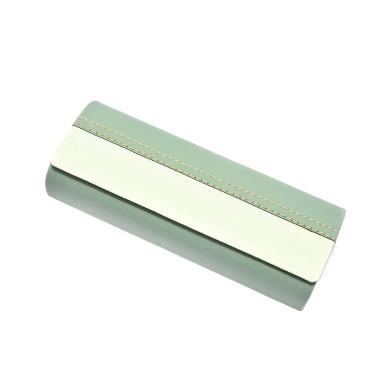 Estuche de cuero for gafas, caja almacenamiento portátil antipresión, accesorios for, 2 uds Para Uso Diario Y Viajes