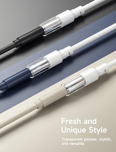 Image of JSAUX USB Type C to 3.5mm Female Headphone Jack Adapter, USB C to Aux Audio Dongle Cable Cord Compatible with iPhone 15 Pro Max /15 Pro /15Plus /15, Samsung Galaxy S24 /S23 /S22 /S21 Ultra, iPad Pro White