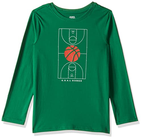 Image of Amazon Brand - Jam & Honey Boy's Printed Regular Fit Full Sleeves T-Shirt | Age 2-12 Years