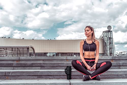 Zibtes 40Oz Insulated Tumbler With Lid And Straws, Stainless Steel Double Vacuum Coffee Tumbler With Handle, Keeps Drinks Cold Up To 34 Hours Or Hot For 12 Hours(Black Leopard 1 Pack) #TOP6