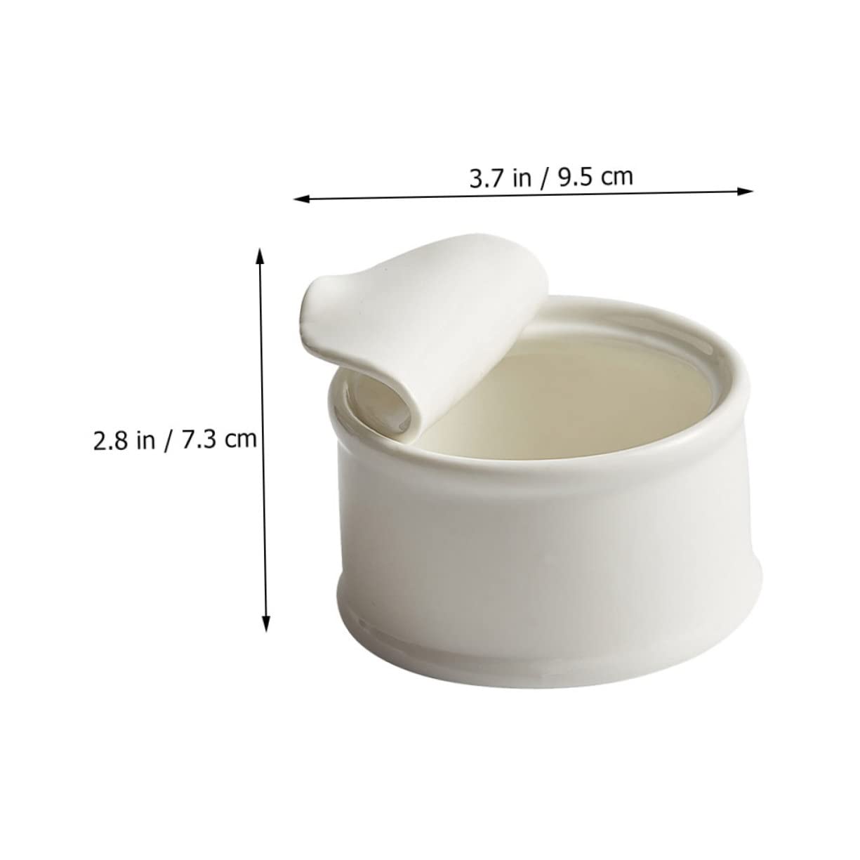 PRETYZOOM Dessert Baking Bowl Ceramic Ramekin Mini Bowl Small Dessert Ramekin Set Smooth Edges Suitable for Ages