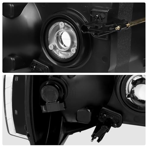 DNA Motoring Black Housing Headlights for 2002–2005 Dodge Ram - Image 6