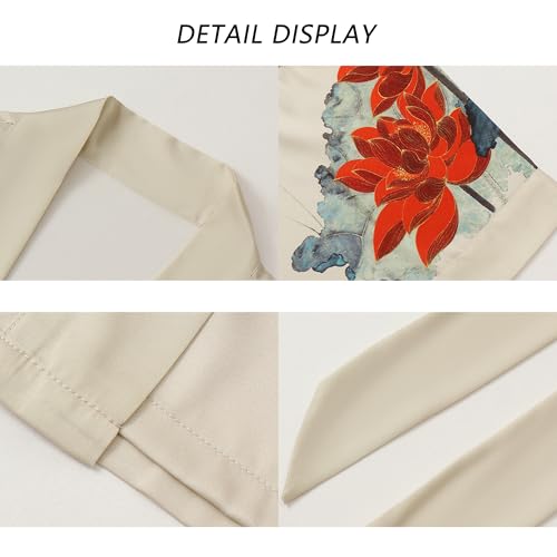 Robe de chambre en satin manches 3/4 le cadeau idéal pour elle