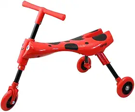 Triciclo Bimba Dobrável Único Portátil Infantil Do Brasil! Vermelho