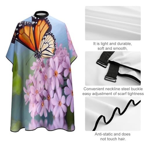 Capa de corte Butterfly for Flowers para cabello 170x144 cm miniatura 4