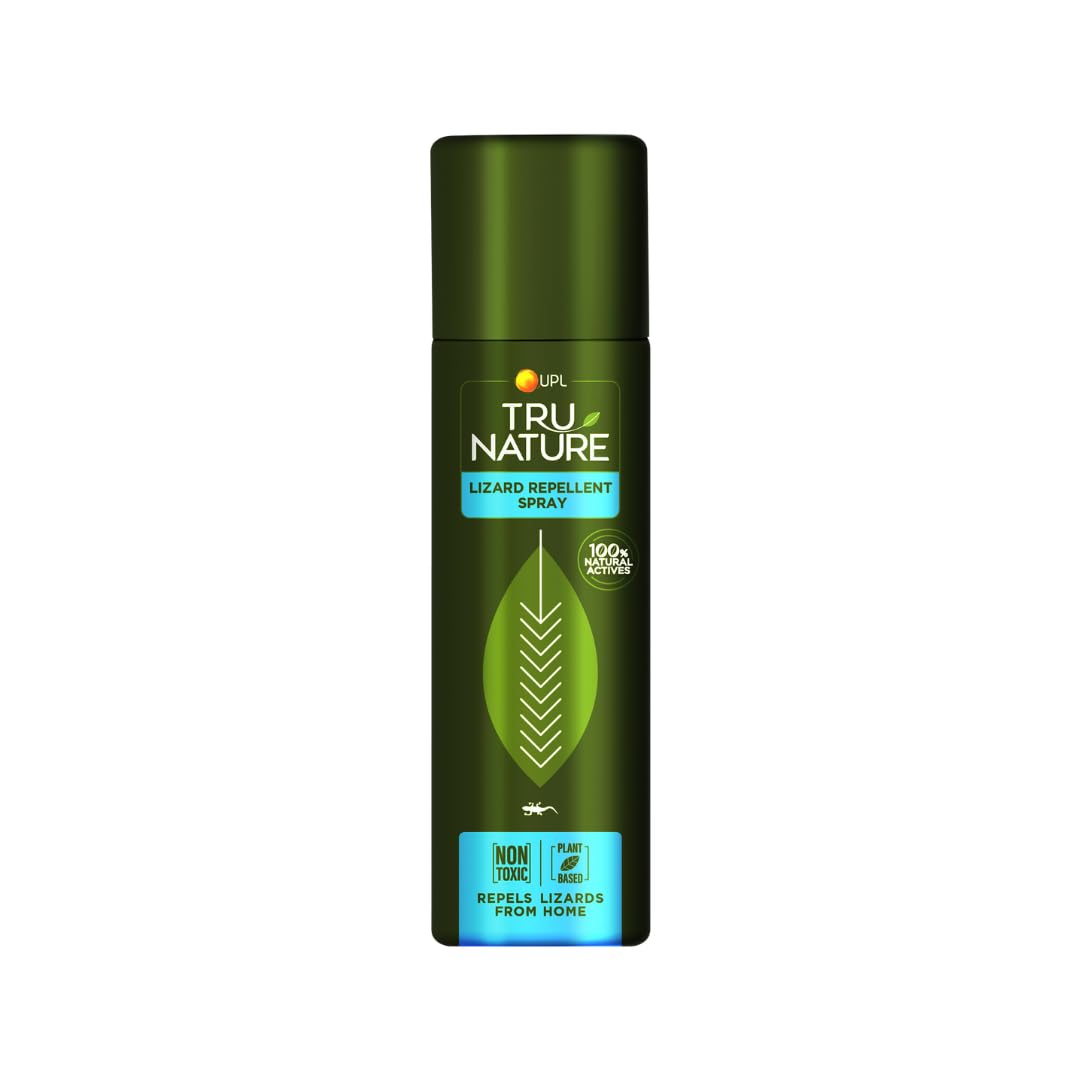Tru Nature Herbal Lizard Repellent Spray – 200 ML | Effectively Keeps Lizards Away | No Killing, No Poisoning | 100% Plant Based, Chemical Free | Safe for Home, Kitchen, Walls, Office & Garden