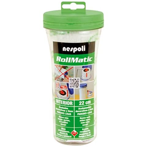 Nespoli Recambio de Rodillo de Pintura Rollmatic para Paredes y Techos de 22 cm Cover