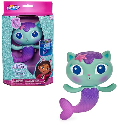 Swimways Gabby's Dollhouse - Mermaid Cat Floating Toy - Water Toys