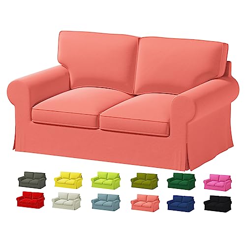 Custom Made Uppland Loveseat Couch Velvet Replacement Cover Fits IKEA