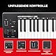 M-Audio Keystation 61 MKIII - Kompakter 61-Tasten MIDI Keyboard Controller mit zuweisbaren Reglern, Pitch/ Modulation Rädern, Plug-And-Play (Mac/PC) Konnektivität und Software Production Suite