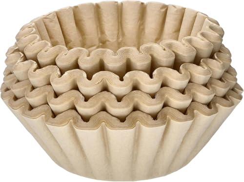 Parkway Essentials 8-12 Cup Large Coffee Filters, Unbleached, Natural - Pack of 200