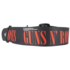 Perri PLLPCPGR Inscription Guns N Roses Sangle en polyester pour Guitare - Les Beatles, Paul McCartney, John Lennon, RIngo Starr, George Harrison Perri PLLPCPGR Inscription Guns N Roses Sangle en polyester pour Guitare – Image 3