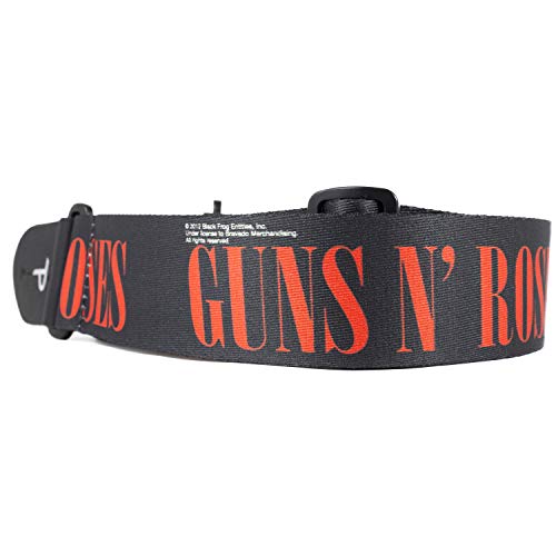 Perri PLLPCPGR Inscription Guns N Roses Sangle en polyester pour Guitare - Les Beatles, Paul McCartney, John Lennon, RIngo Starr, George Harrison Perri PLLPCPGR Inscription Guns N Roses Sangle en polyester pour Guitare – Image 4