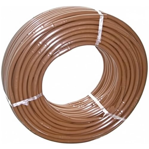 Suinga Tuberia de Riego por Goteo 16 mm | Manguera riego por goteo cada 33 cm, tubo goteo de 100 metros | Kit riego por goteo marrón para Jardines, Terrazas, Huertos y Macetas