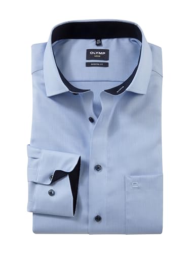 OLYMP Herren Oberhemd Langarm Luxor,Natté,modern fit,Global...