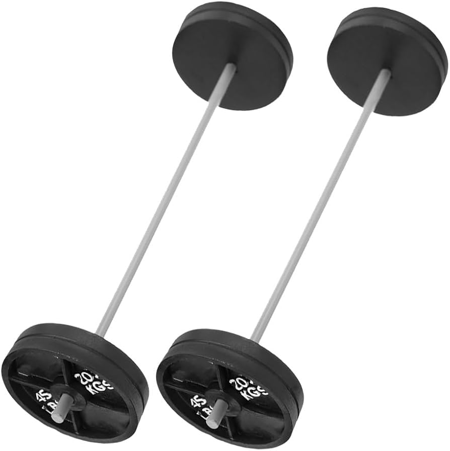Amazon.com: Abaodam Mini Barbell Model 1/12 Scale Dumbbell