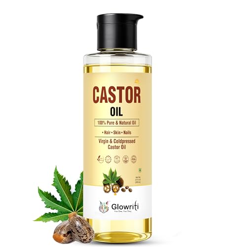 Image of Pure Cold Pressed Castor Oil - Hexane Free, For Hair Growth, Face, Scalp, Skin & Eyelashes - Nourishing and Moisturizing, 200ml