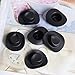 mifengda 50 Pieces Mini Western Cowboy Cowgirl Hat Plastic Miniature Western Hat Cute Doll Hat Black Mini Western Hats for Crafts Doll Dress Up Party Accessories (Black)