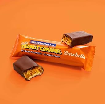 Barebell Protein Bar 12 x 55g (1 Box, Peanut Caramel)