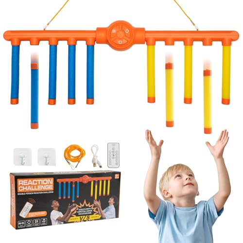 ATG Reflex Drop Sticks Challenge Game - Hand Eye Coordination&