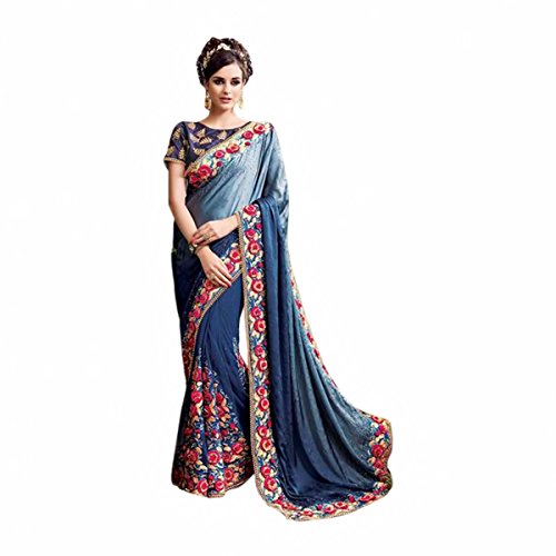 Sari Indien Femmes Mariage Traditionnel avec chemisier deisgner et jupon Ethnique Emporium 385
