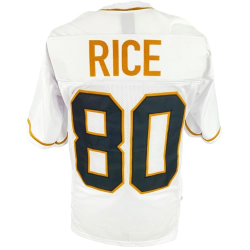Jerry Rice Jersey White and Black Number San Francisco | Unisex Adult Sizes S-5XL Unsigned Custom Sewn Stitched