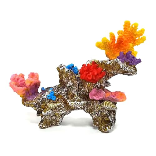 Bonsaï de décoration pour aquarium eau douce avec plantes colorées